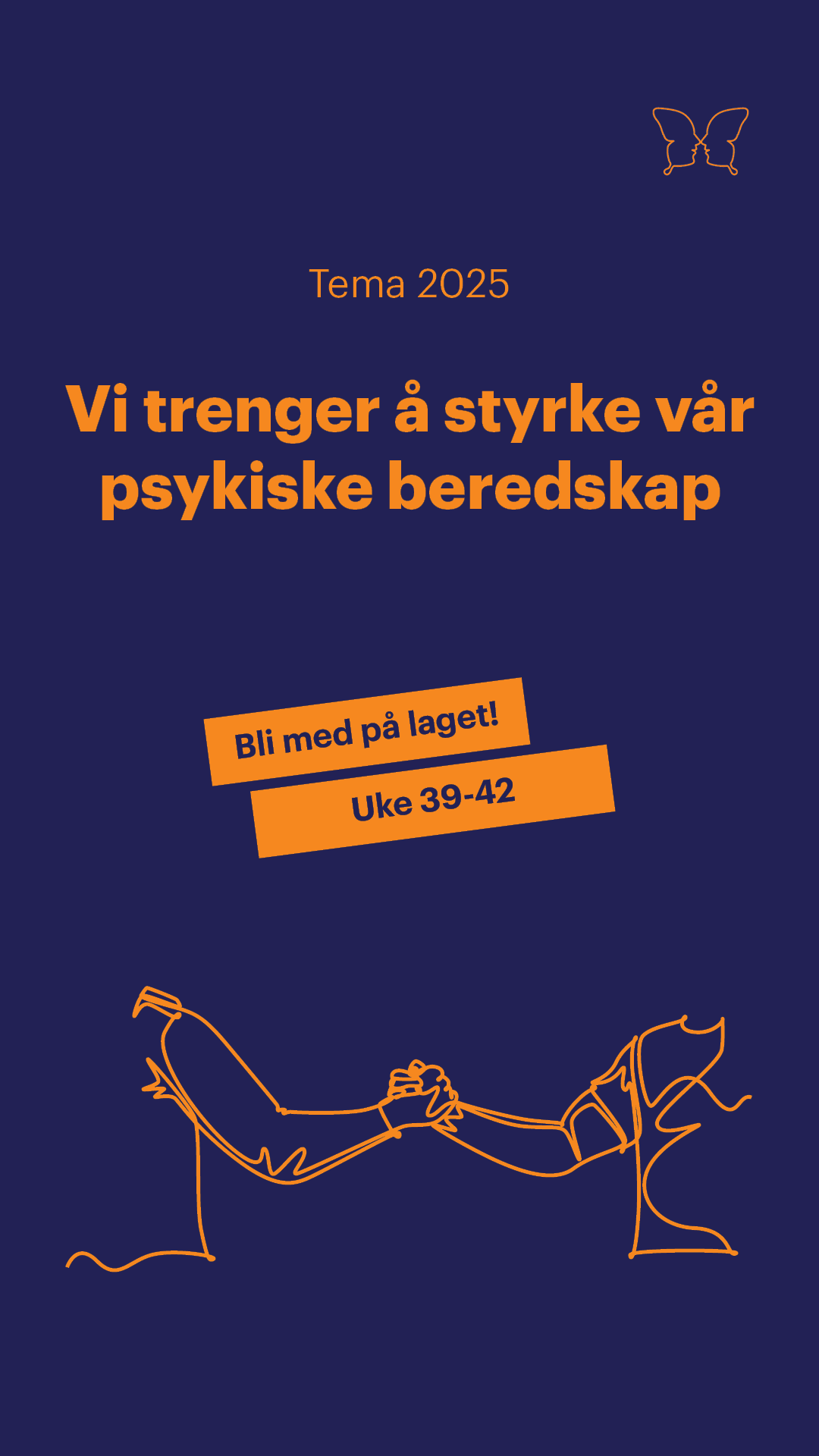 Dekorativt bilde: Vi trenger å styrke vår psykiske beredskap - Klikk for stort bilde